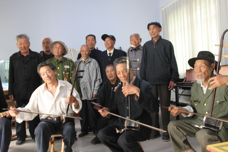 郯城杨集镇老干部唱红歌喜迎建党90周年