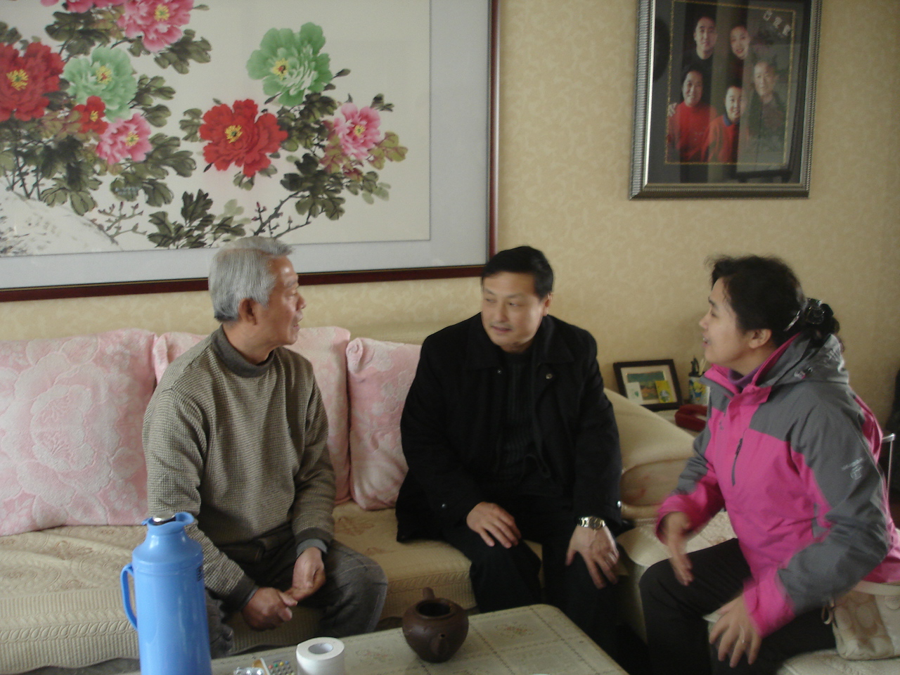 李沧区各级领导走访慰问老干部