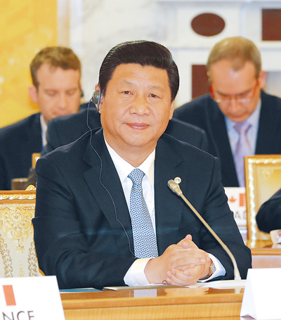 习近平出席二十国集团领导人第八次峰会并发表重要讲话(2013.9.5）