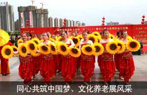 咸阳市“同心共筑中国梦、文化养老展风采”主题活动周开幕