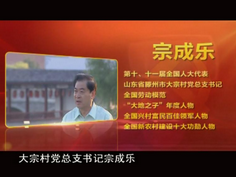 滕州市大宗村党总支书记宗成乐——农村党组织书记工作案例