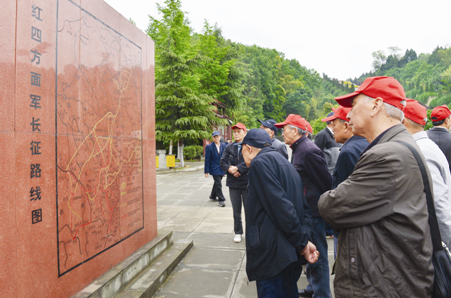 广安市广安区：离退休干部赴阆中参观考察