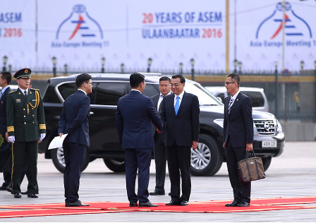 李克强乌兰巴托之行20个瞬间