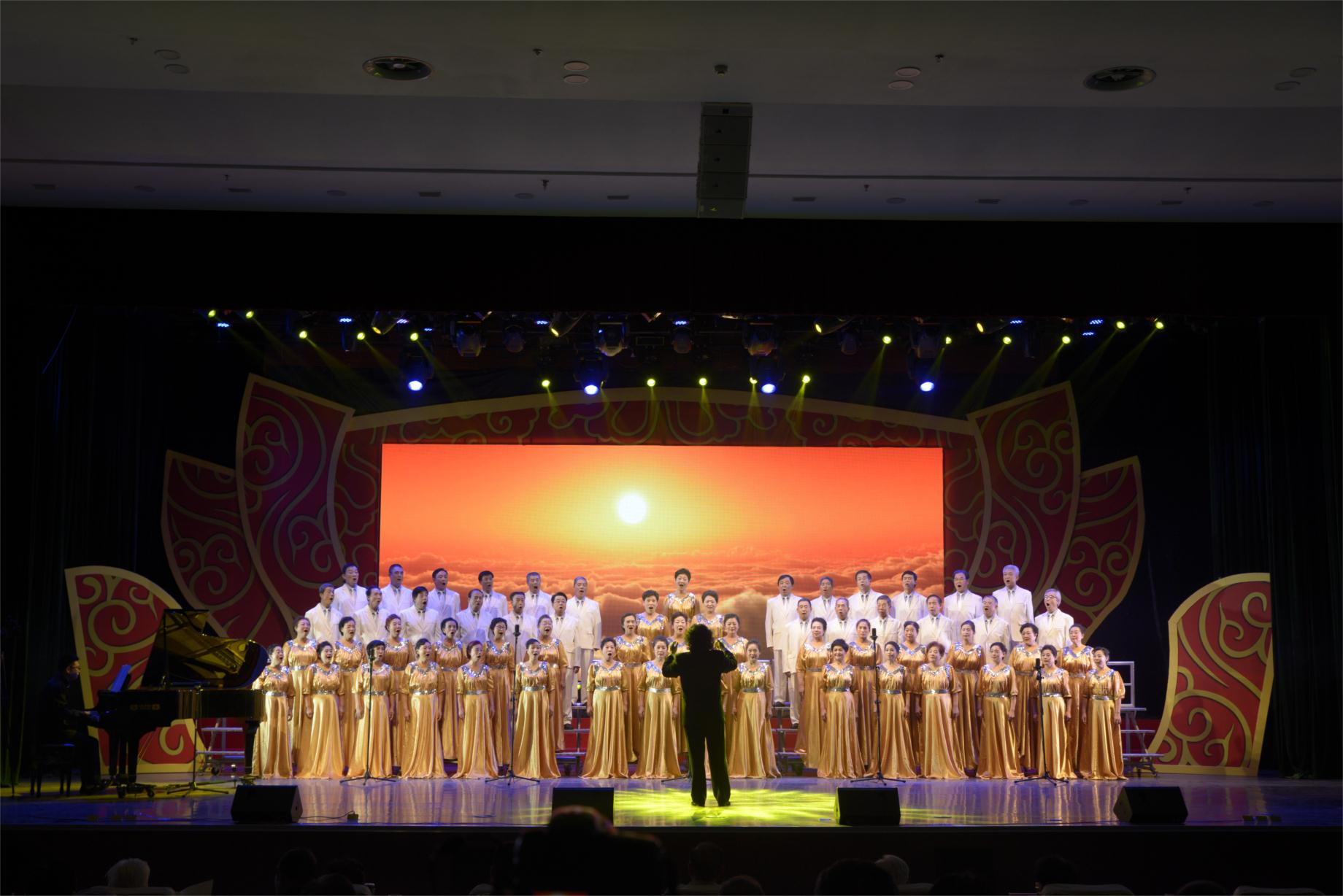 献礼祖国67岁华诞 首届山东省离退休干部合唱比赛成功举办