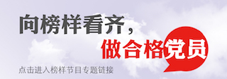 像榜样看齐做合格党员