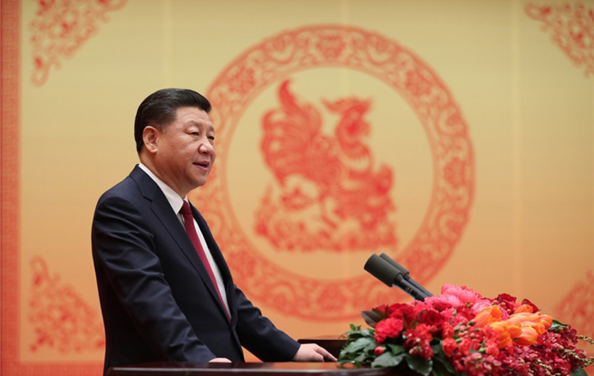 中共中央国务院举行春节团拜会