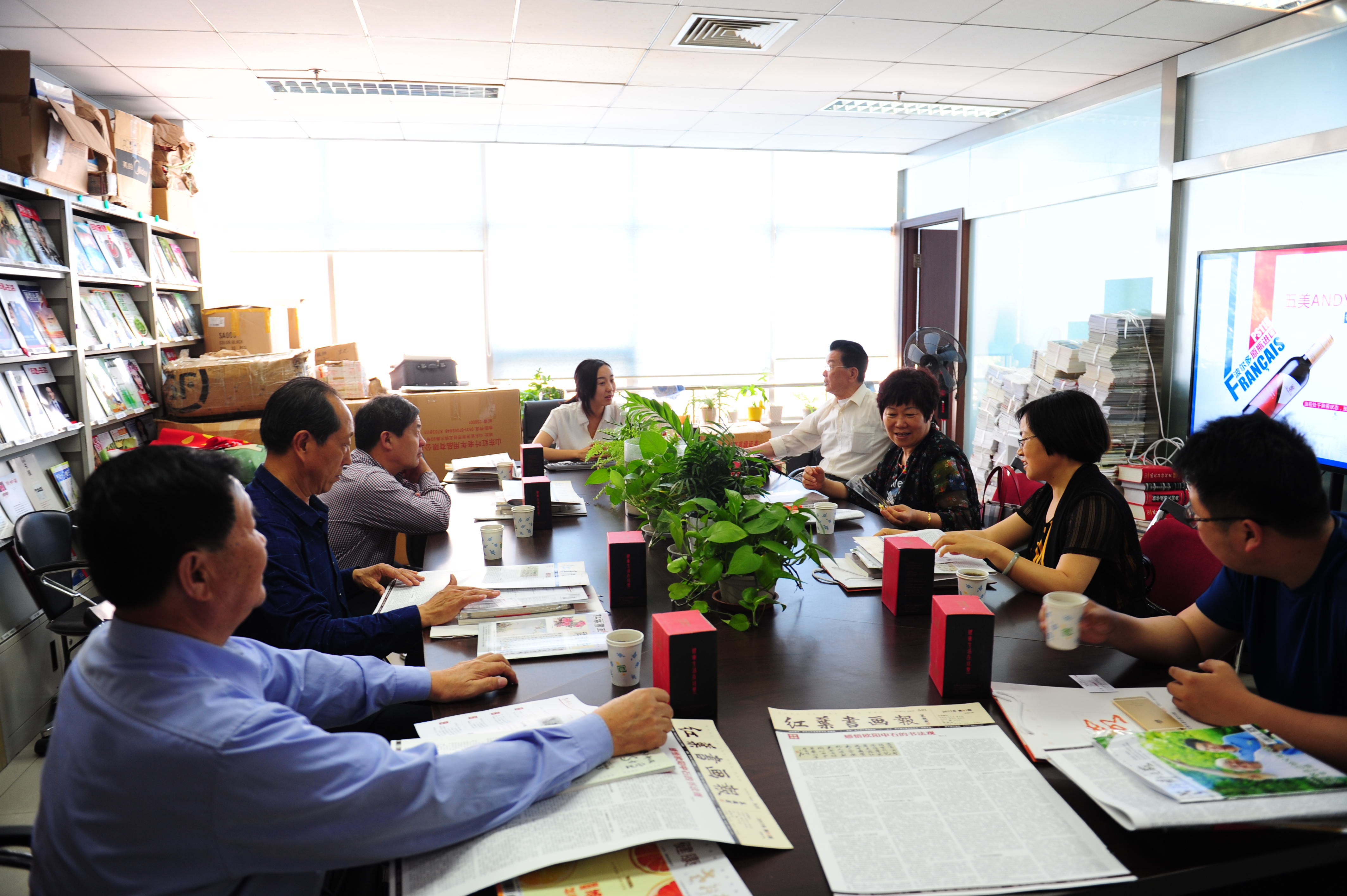 山东潍坊寒亭区委老干部局来老干部之家参观交流