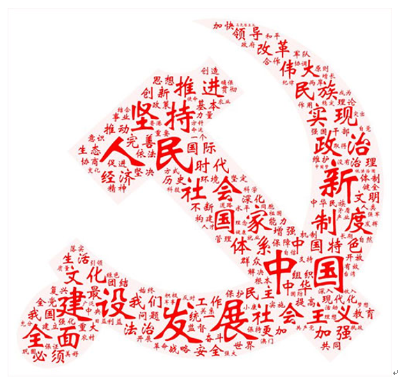 十九大报告词云解析：“发展”“人民”“建设”出现频率高