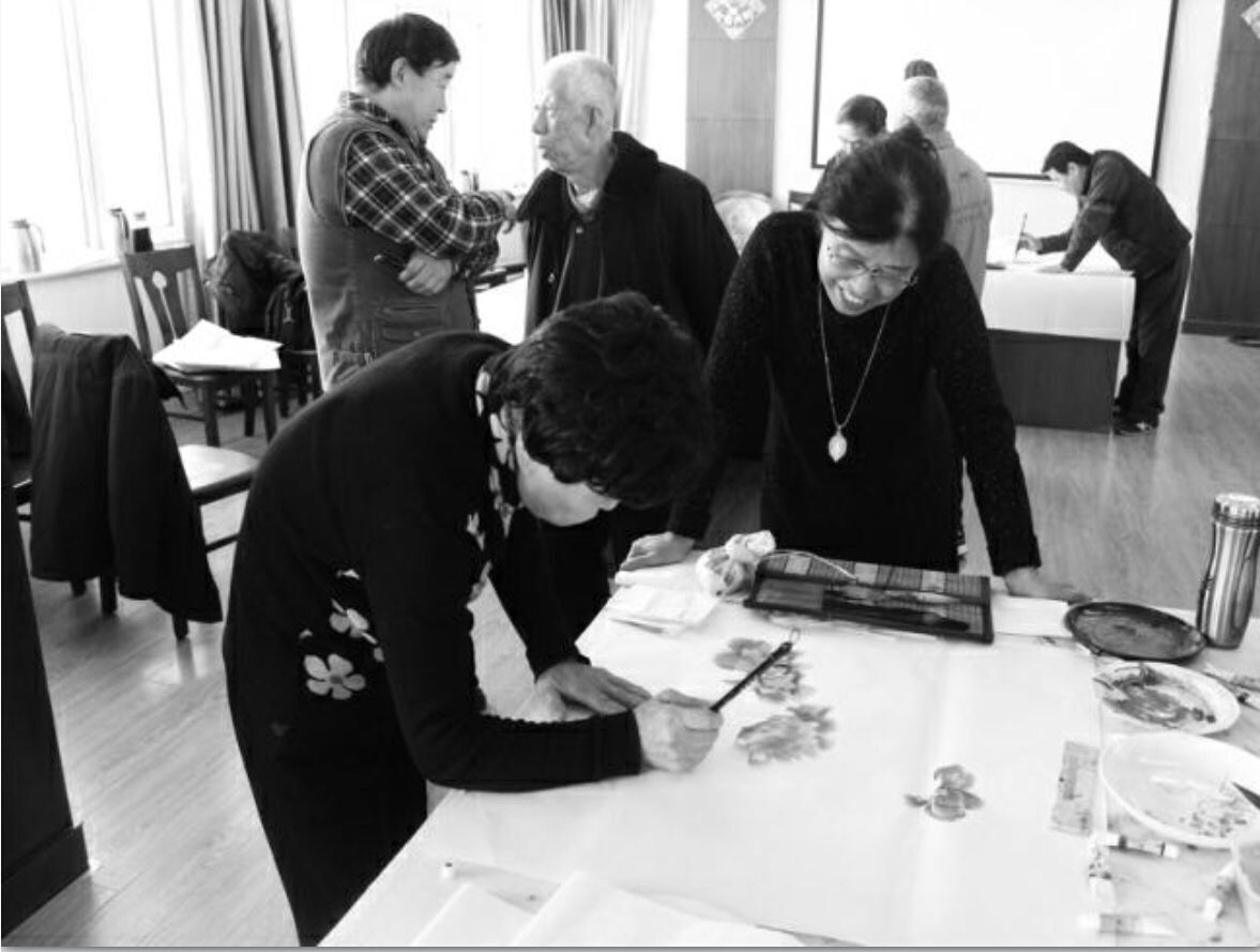 济南市槐荫区举办“迎新春描绘新时代”老干部书画交流笔会