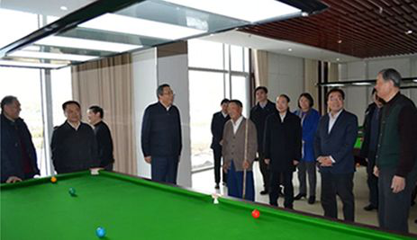 李锦斌李国英等安徽省领导考察安徽老年大学 (省老干部活动中心)