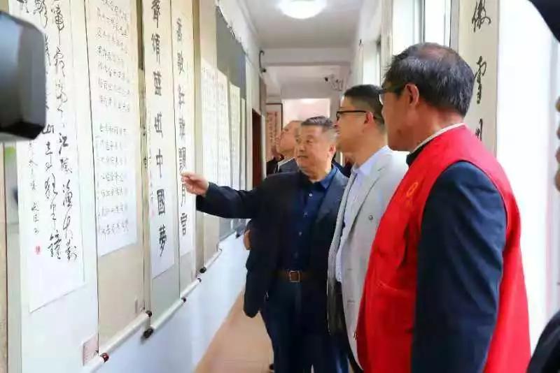 山东乐陵市举办纪念改革开放40周年暨庆祝重阳节书画展