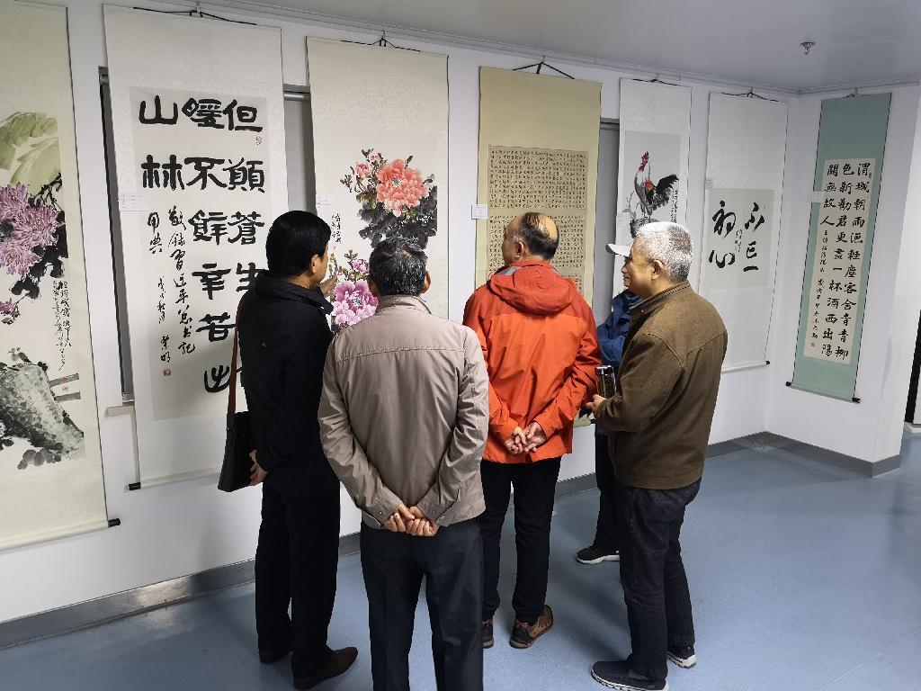 安徽省国土资源系统离退休干部“纪念改革开放40周年”书画展开展