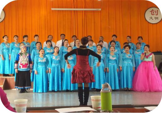 云南陆良老年大学举办“纪念改革开放四十周年”文艺汇演