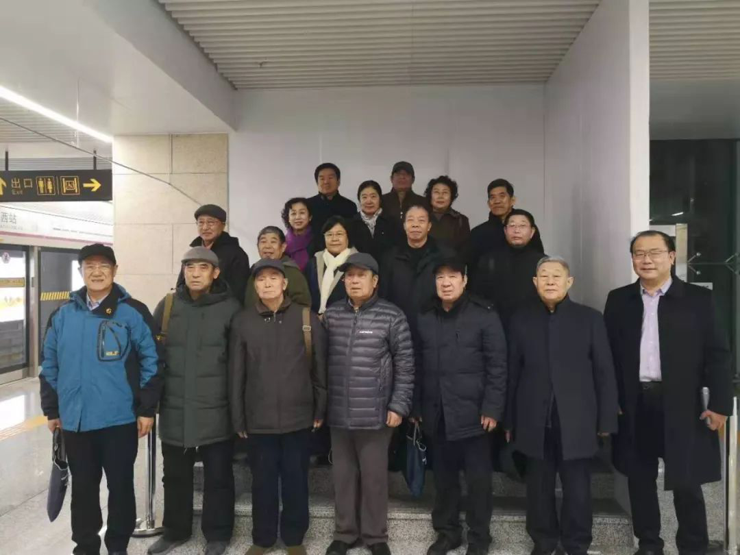 山东省委老干部局组织局机关老干部参观体验济南轨道交通线