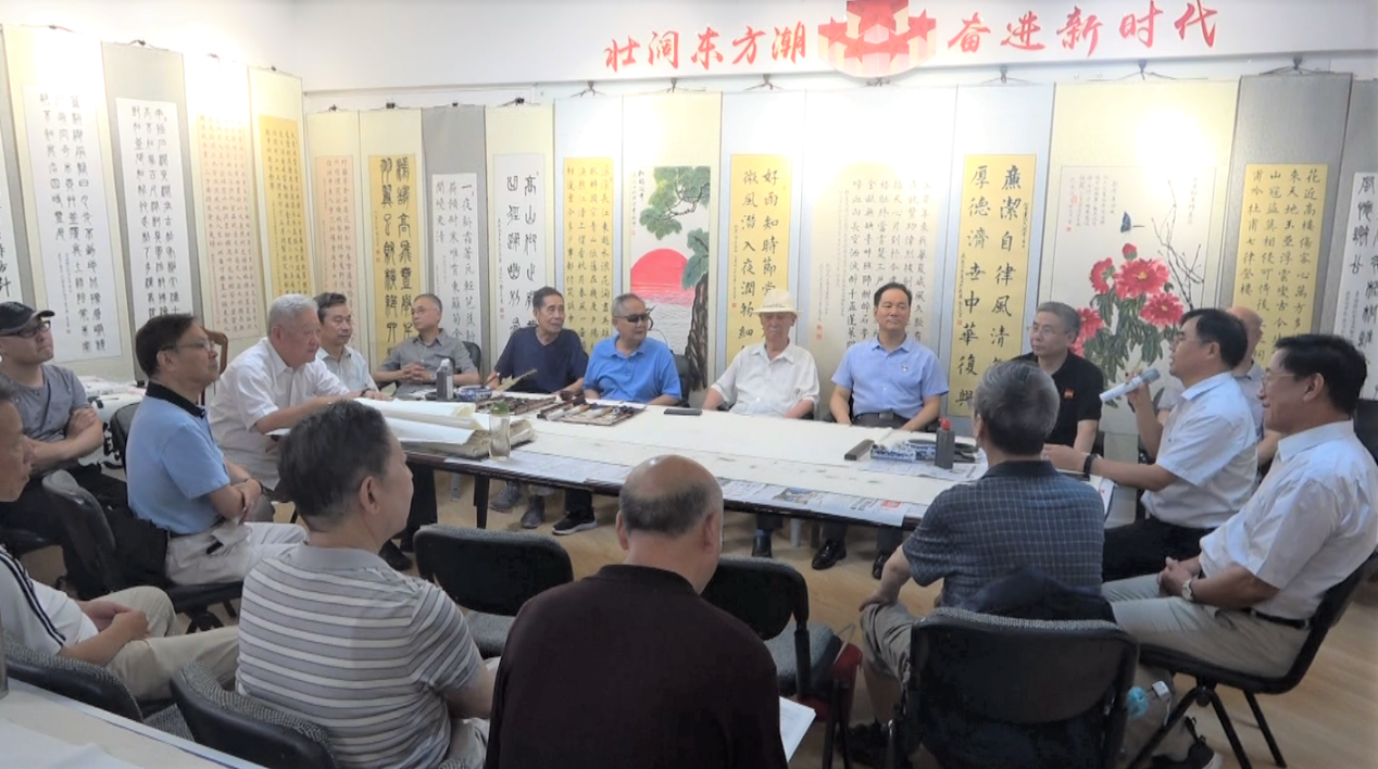 水利部机关离退休干部庆祝新中国成立70周年书画笔会暨乔玉成同志书法作品展在京举办