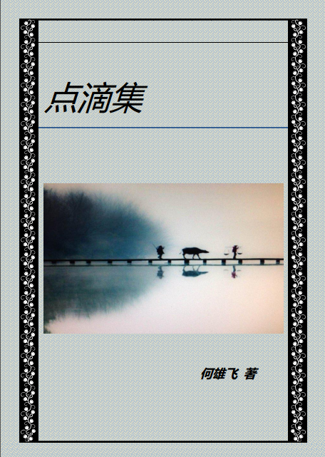 一对一服务的收获与温暖 ——有感于何雄飞老领导的《点滴集》